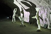 Bild: Lichtschau im Bergwerk