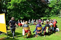 Das Aufbauseminar "Strategisches Freiwilligenmanagement" im grünen Hörsaal - Park Hohenrode Bild: Das Aufbauseminar "Strategisches Freiwilligenmanagement" im grünen Hörsaal - Park Hohenrode
