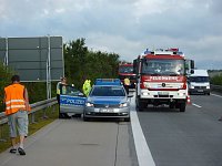 Bild: Reifen geplatzt