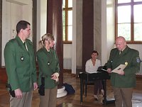 Beförderung bei der Polizei Bild: Beförderung bei der Polizei