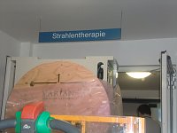 Bild: Luftkissentransport in der Strahlentherapie