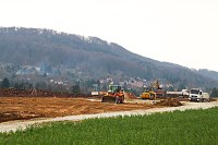 Erdarbeiten für neue Großbäckerei Bild: Erdarbeiten für neue Großbäckerei