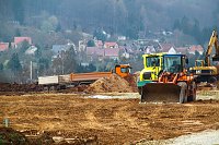 Erdarbeiten für neue Großbäckerei Bild: Erdarbeiten für neue Großbäckerei