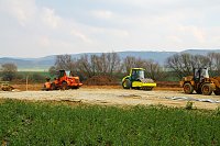 Erdarbeiten für neue Großbäckerei Bild: Erdarbeiten für neue Großbäckerei