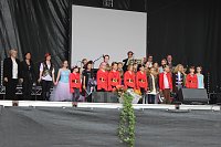 Bild: Die Eleven des Tanzstudios Radeva auf dem Rolandsfest