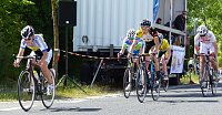 Bild: Erik bei Start und Ziel