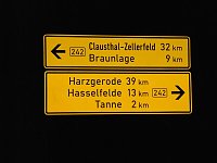 Bild: Harzwanderung in der Dunkelheit