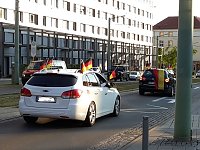 Bild: Autocorso nach 1:0 Sieg &uuml;ber die USA