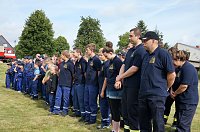 Löschangriff des Feuerwehr-Nachwuchses Bild: Löschangriff des Feuerwehr-Nachwuchses
