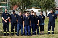 Löschangriff des Feuerwehr-Nachwuchses Bild: Löschangriff des Feuerwehr-Nachwuchses