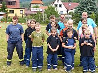 Bild: Nachwuchsfeuerwehren im Wettkampf