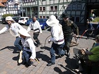 Bild: Historische &Uuml;bung eines L&ouml;scheinsatzes