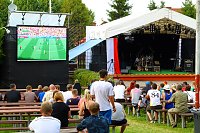 Bild: Public Viewing in Bleicherode