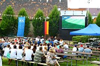 Bild: Public Viewing in Bleicherode