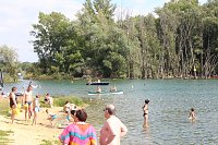 Bild: Wassergaudi am Kiesschacht