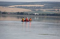 Bild: Gemeinsame &Uuml;bung am Stausee