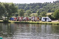 Bild: Gemeinsame &Uuml;bung am Stausee