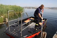 Bild: Gemeinsame &Uuml;bung am Stausee