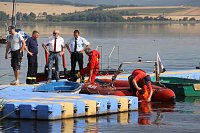 Bild: Gemeinsame &Uuml;bung am Stausee