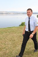 Bild: Gemeinsame &Uuml;bung am Stausee