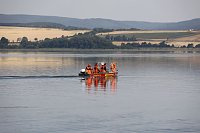 Bild: Gemeinsame &Uuml;bung am Stausee
