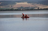 Bild: Gemeinsame &Uuml;bung am Stausee