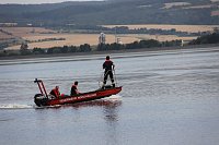 Bild: Gemeinsame &Uuml;bung am Stausee
