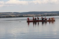 Bild: Gemeinsame &Uuml;bung am Stausee