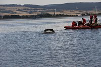Bild: Gemeinsame &Uuml;bung am Stausee