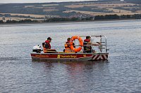 Bild: Gemeinsame &Uuml;bung am Stausee