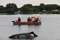 Bild: Gemeinsame &Uuml;bung am Stausee