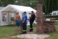 Bild: Gemeinsame &Uuml;bung am Stausee
