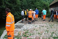 Bild: Arbeitseinsatz auf Burg Lohra