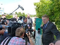 Bild: Gro&szlig;es Medieninteresse