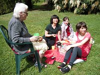 Bild: Parkfest:  Picknick im Park� soll nach diesem stimmungsvollem Auftakt mit dem Evergreen Swingtett� Tradition werden.