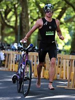 Bild: Beck beim Citytriathlon in Heilbronn