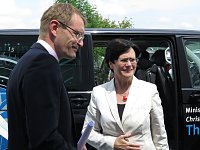 Bild: Christine Lieberknecht auf Tour bei Norsystec