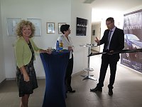 Bild: Christine Lieberknecht auf Tour bei Norsystec