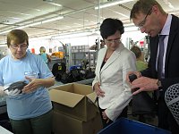 Bild: Christine Lieberknecht auf Tour bei Norsystec