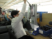 Bild: Christine Lieberknecht auf Tour bei Norsystec