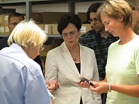 Bild: Christine Lieberknecht auf Tour bei Norsystec