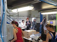 Bild: Christine Lieberknecht auf Tour bei Norsystec