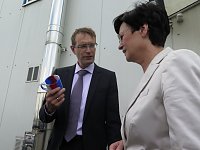 Bild: Christine Lieberknecht auf Tour bei Norsystec