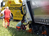 Bild: Bergung in der Auffahrt