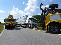 Bild: Bergung in der Auffahrt