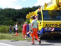 Bild: Bergung in der Auffahrt