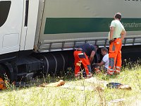 Bild: Bergung in der Auffahrt