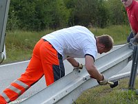 Bild: Bergung in der Auffahrt