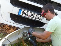 Bild: Bergung in der Auffahrt