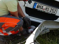 Bild: Bergung in der Auffahrt